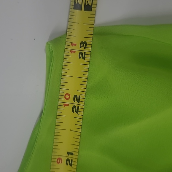 Lime Green Ombre Poncho Swimwear Cover-Up  Resortwear Beach Cruise Lightweight - Picture 4 of 7